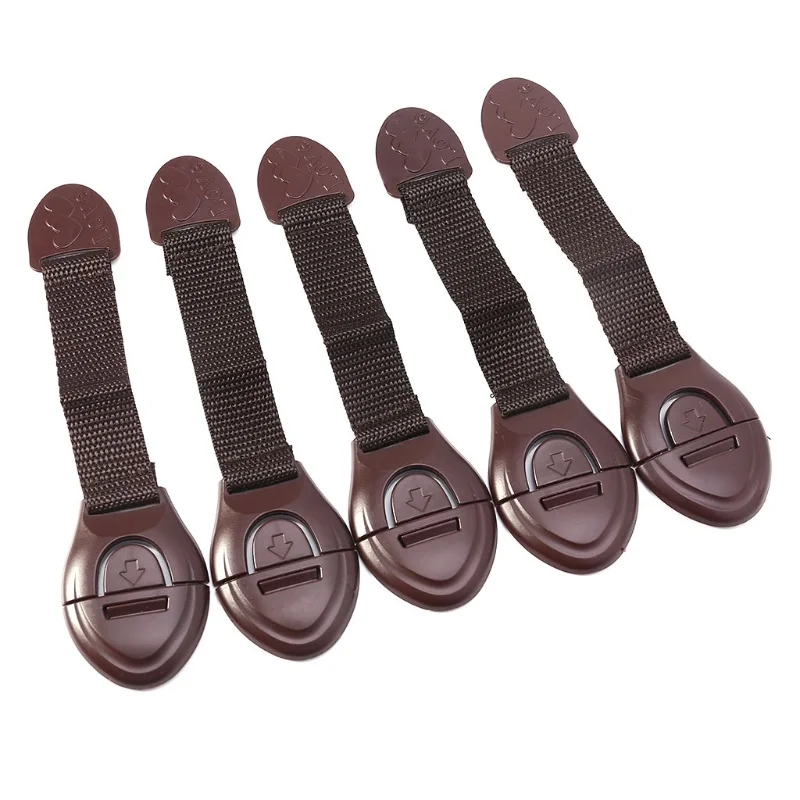 Furniture Hardware Tools - 5 stks/partij Bruin Kast Veiligheidsslot voor