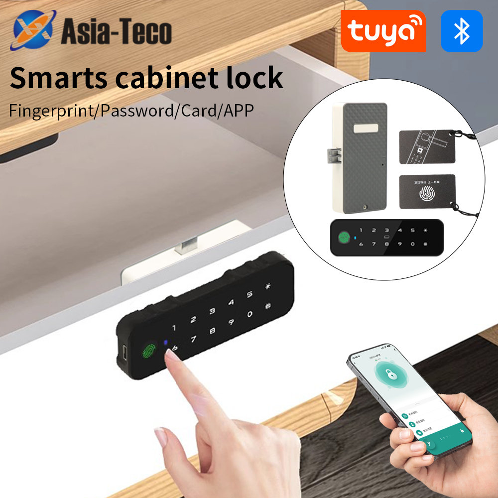 Cabinet Lock Key - Tuya Bluetooth Smart Houten Kast Vingerafdrukslot