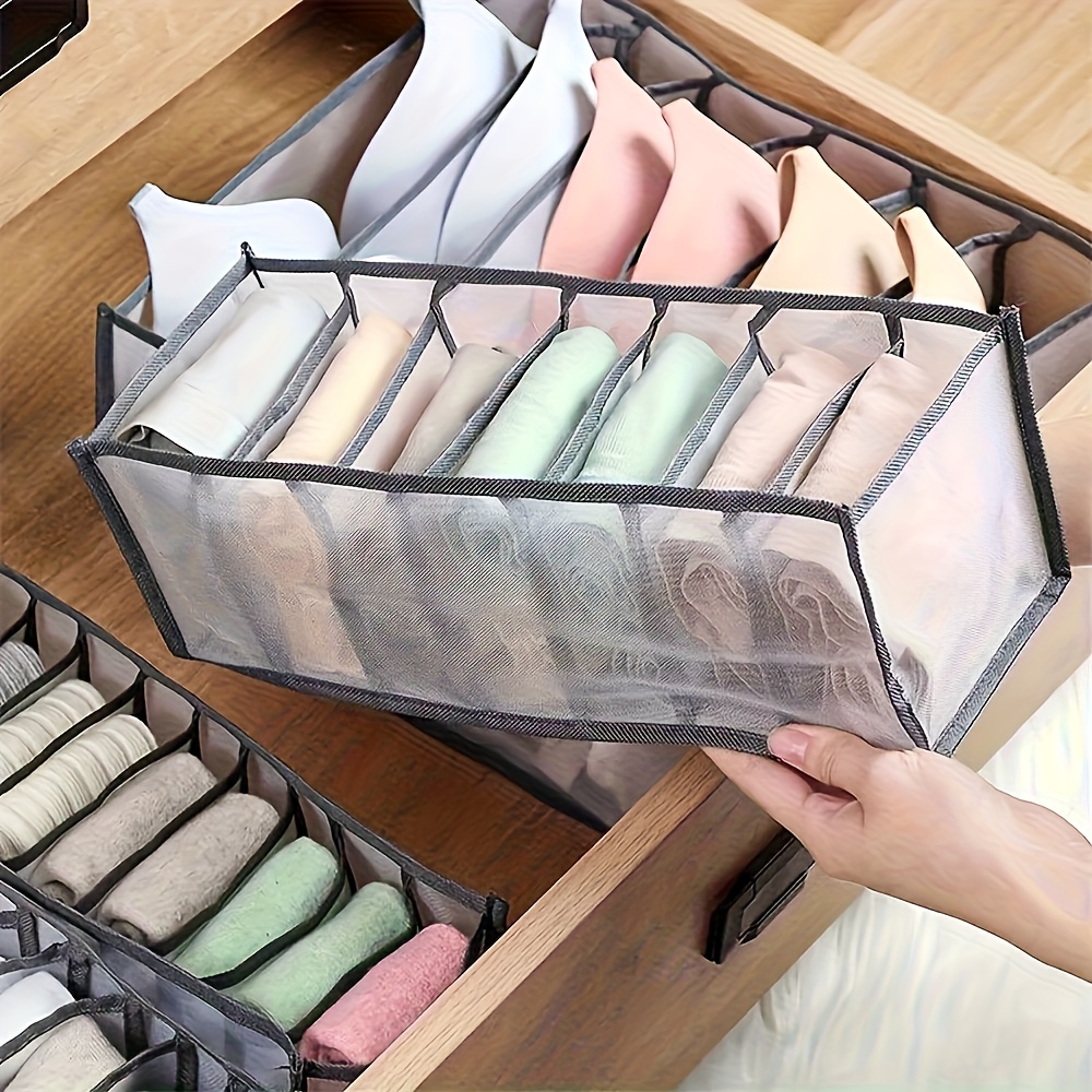 Drawer Organizer Peg - 7-delige opbergbox voor ondergoed, sokken en