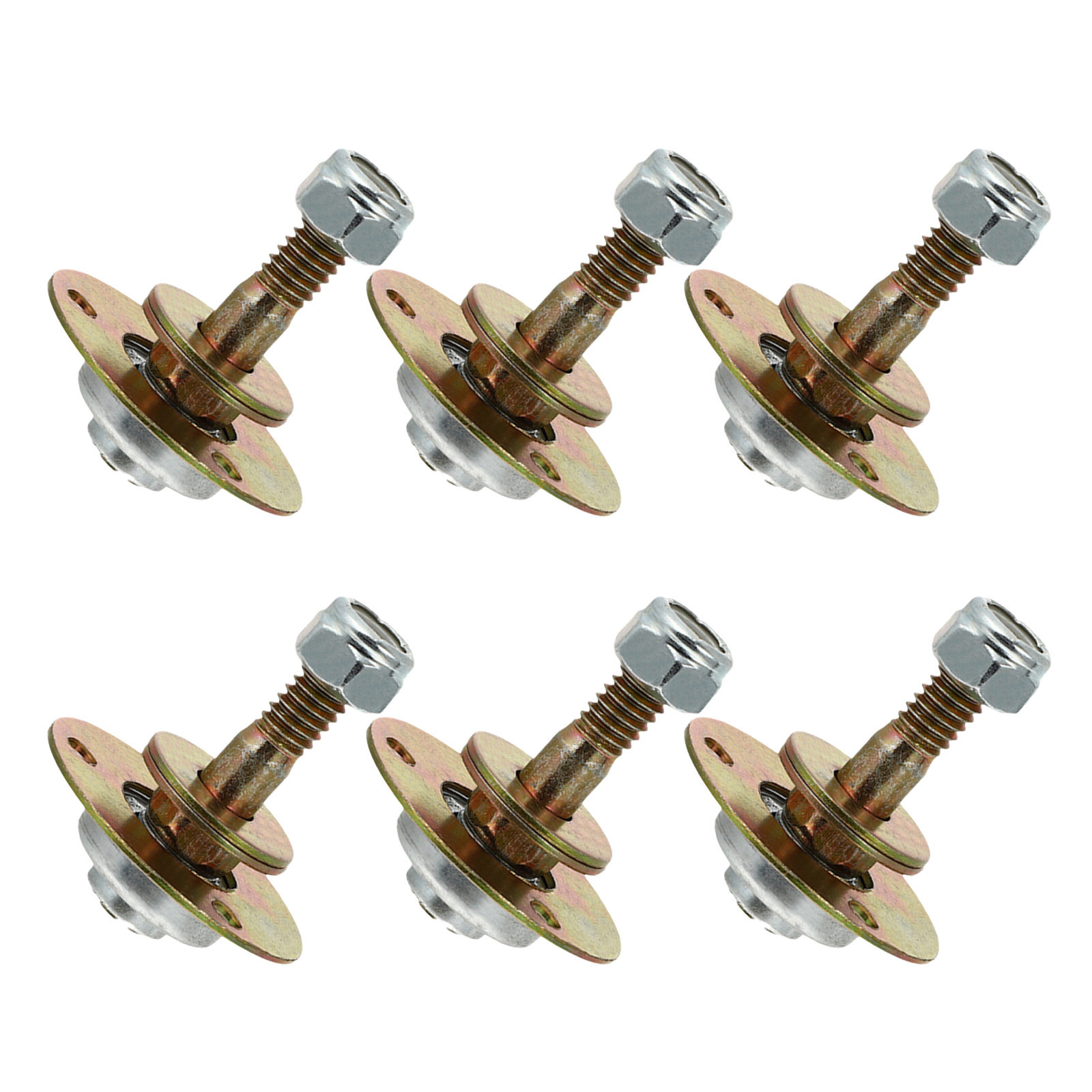 Furniture Hardware Replacement - 6 stuks schommellagers M8x55mm, schommelstoellager, hardware