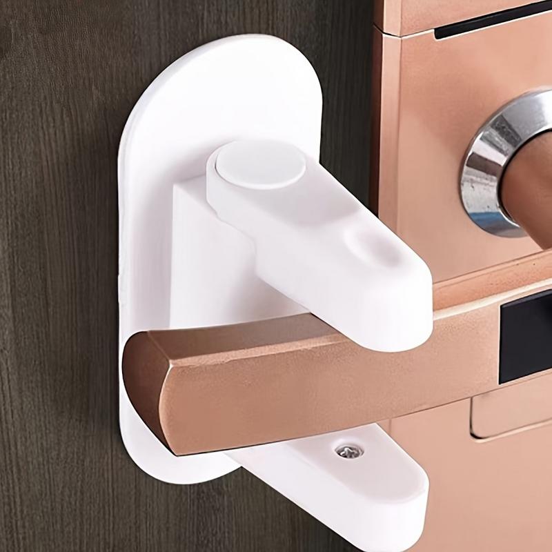 Door Handle Bar - Geen boren Deurklink Veiligheidsslot Zelfklevend kinderveilig
