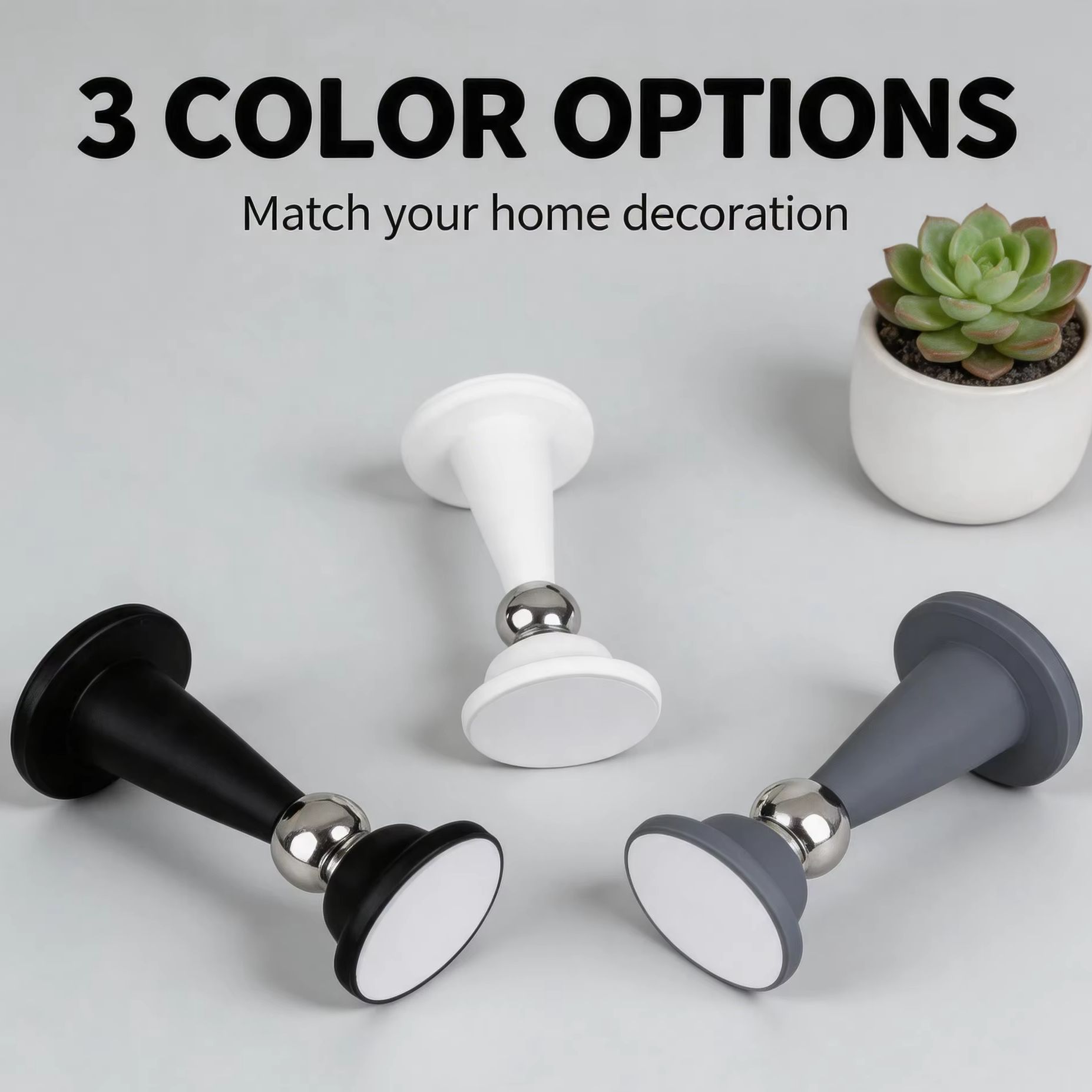 Furniture Hardware Kit - Siliconen deurstopper zonder boren/meubelbeslag voor deuren,