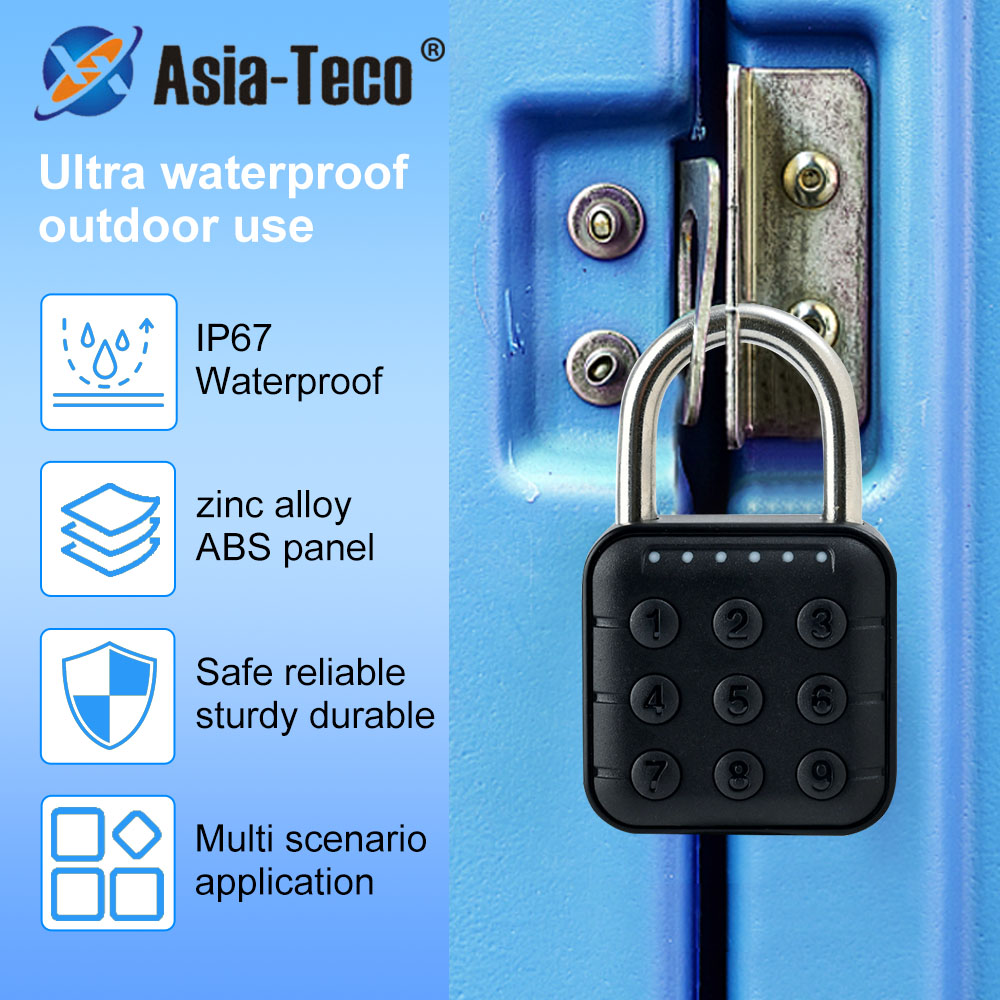 Cabinet Lock Key - Smart Hangslot Vingerafdrukhangslot Kastslot Slaapzaal Antidiefstalslot