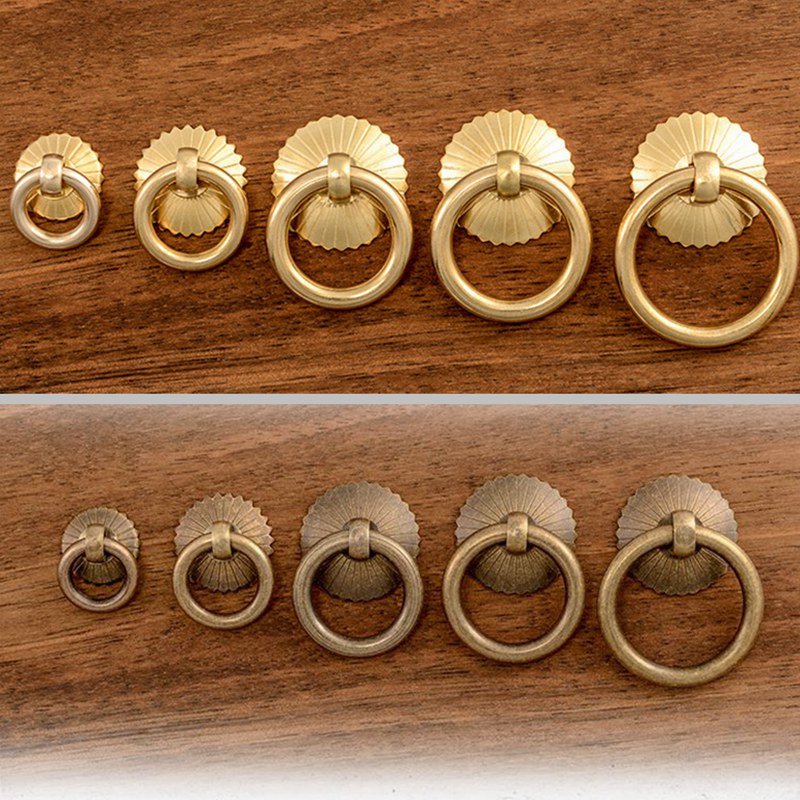 Vintage Messing Kast Ring Knop - Drawer Pull Gold recensie en prijs