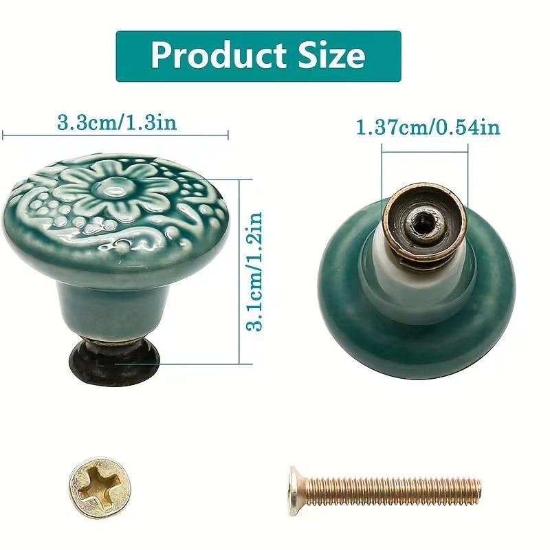 12 stuks keramische kastknoppe - Furniture Hardware Products recensie en prijs