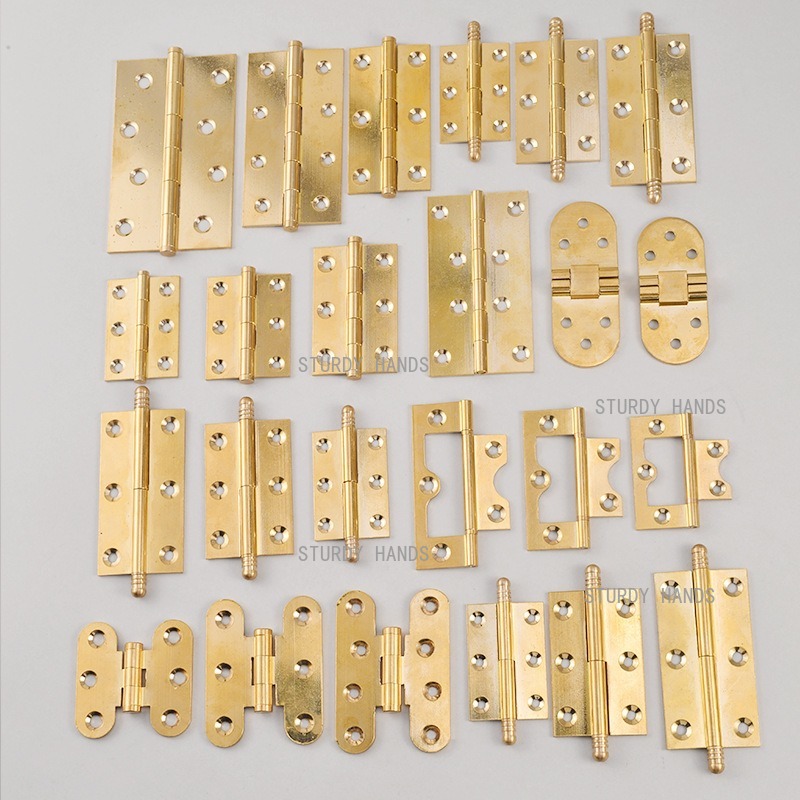 10 stuks messing scharnieren,  - Furniture Hardware Gold recensie en prijs