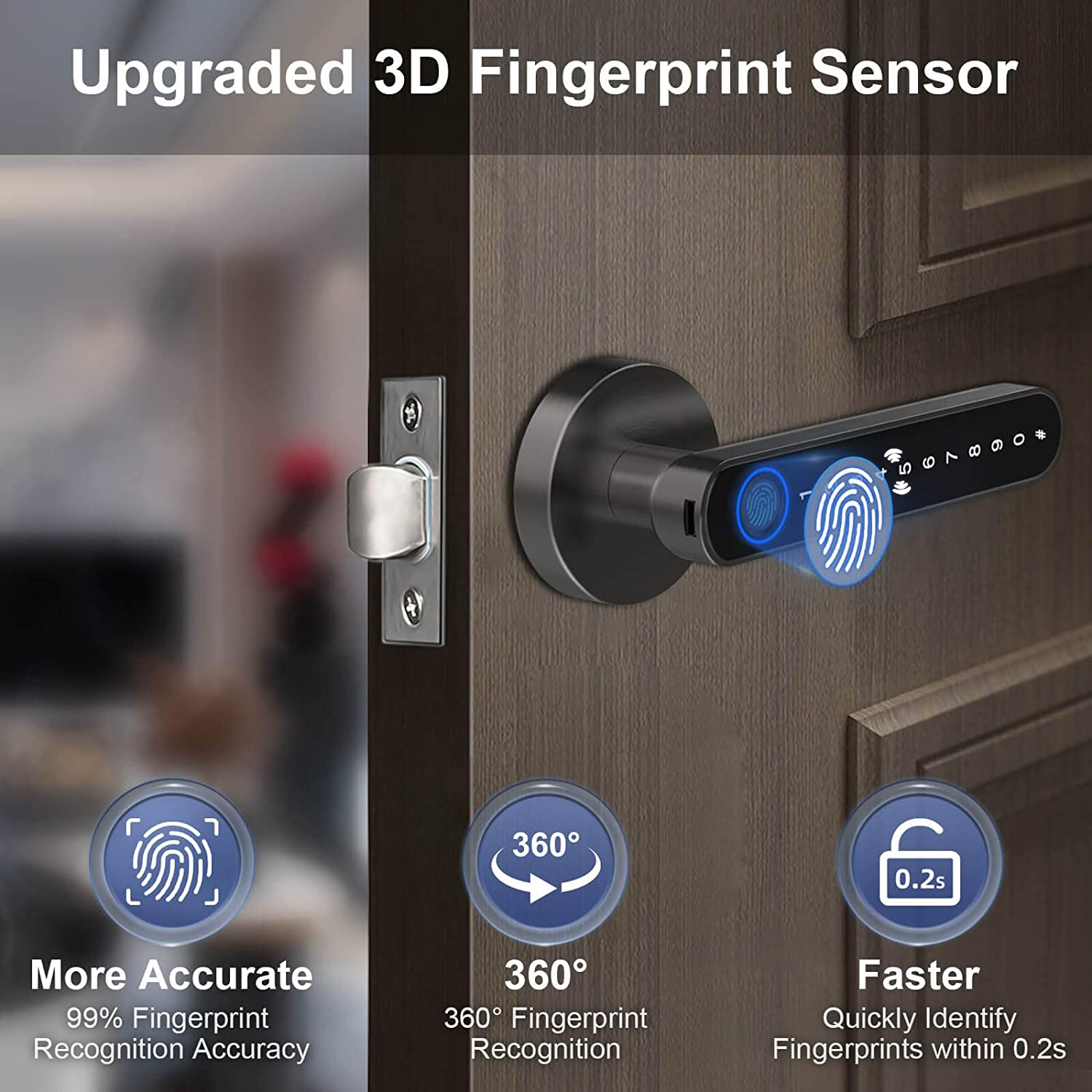 Slimme Vingerafdruk Deurslot H - Door Handle Bar recensie en prijs