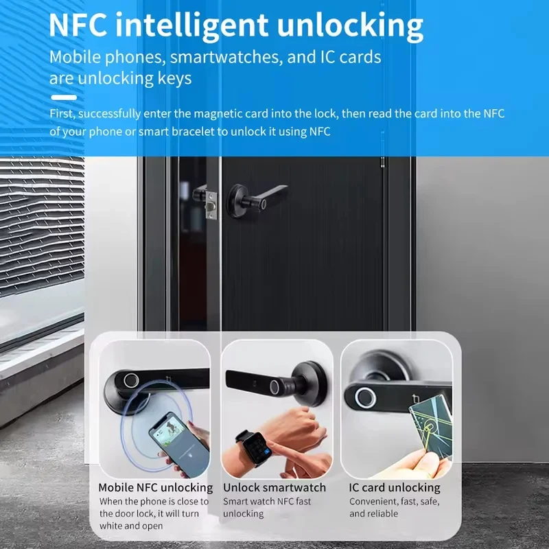Tuya App Bluetooth Smart Finge - Door Handle Bar recensie en prijs