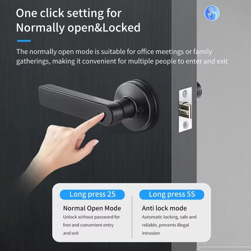 Tuya App Bluetooth Smart Finge - Door Handle Bar recensie en prijs