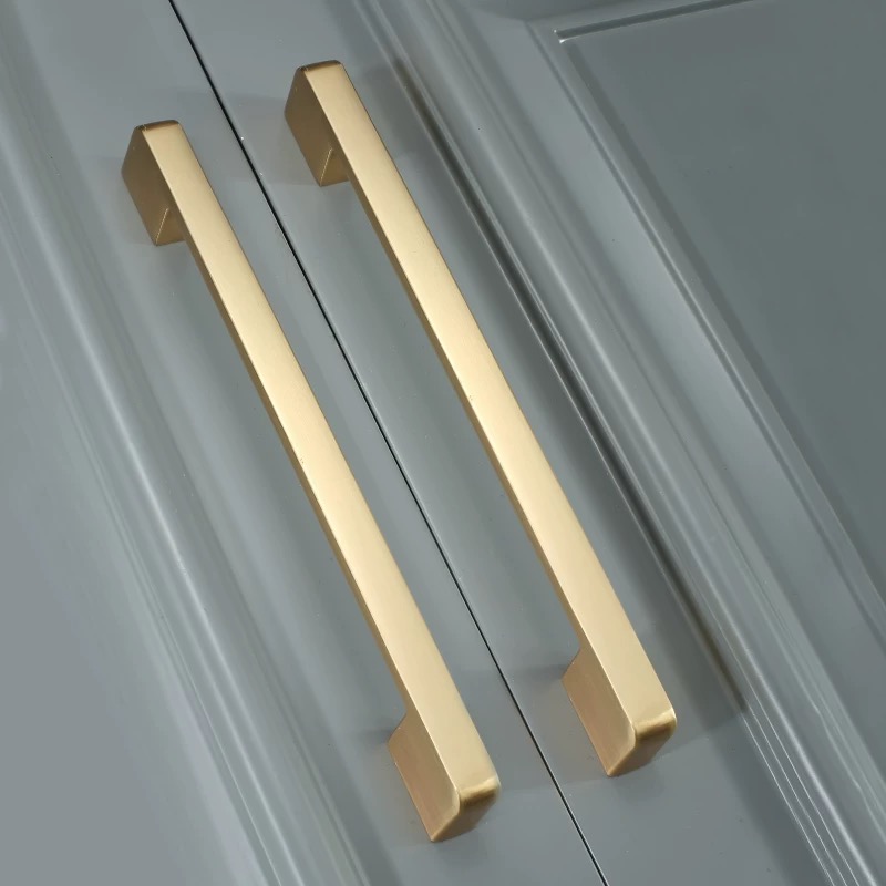 Goud geborstelde kast kast har - Furniture Hardware Gold recensie en prijs