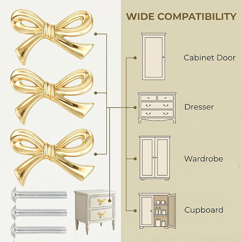 2/4/8 Stuks Boogvorm Lade Knop - Furniture Hardware Gold recensie en prijs