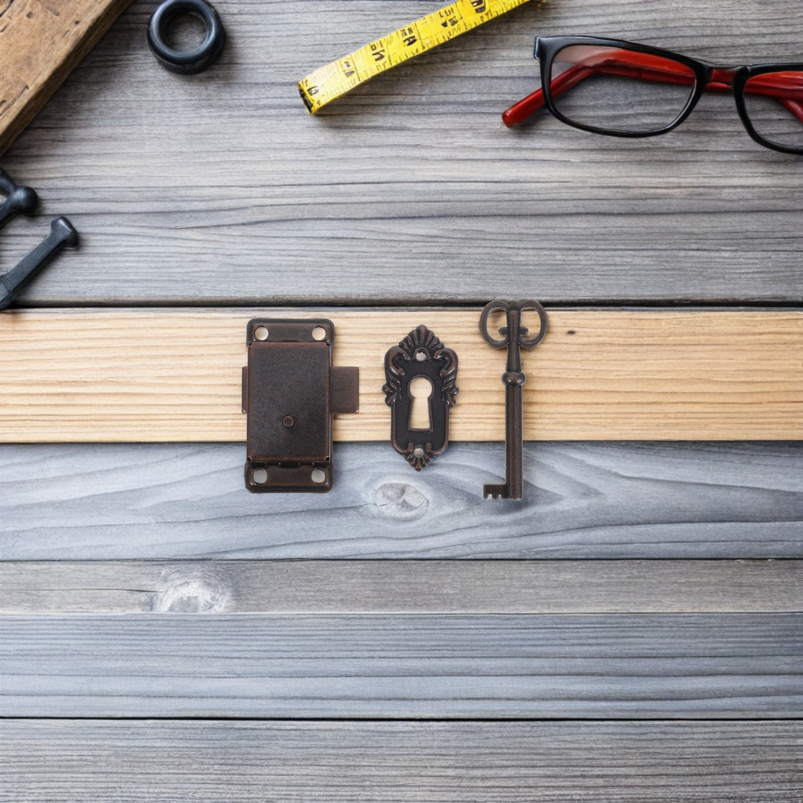 4 sets retro kastsloten, verva - Furniture Hardware Replacement recensie en prijs