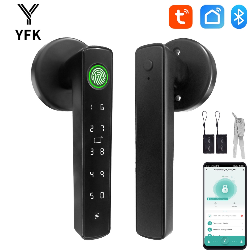 YFK Tuya 5-in-1 slimme deurgre - Door Handle Bar recensie en prijs